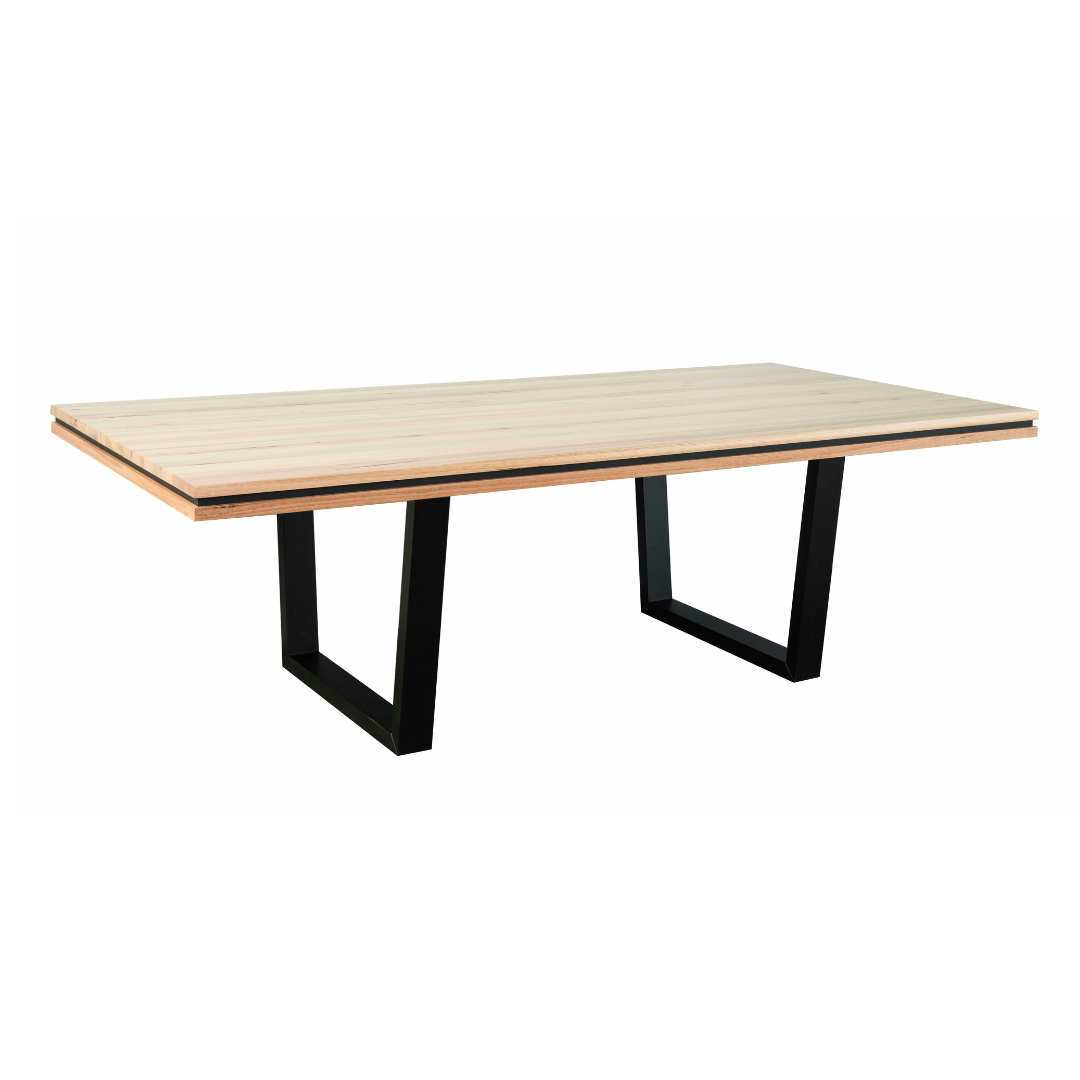 RUSTIC Fixed Top Dining Table in Tas OakLIMITED STOCK Sapphire Wood