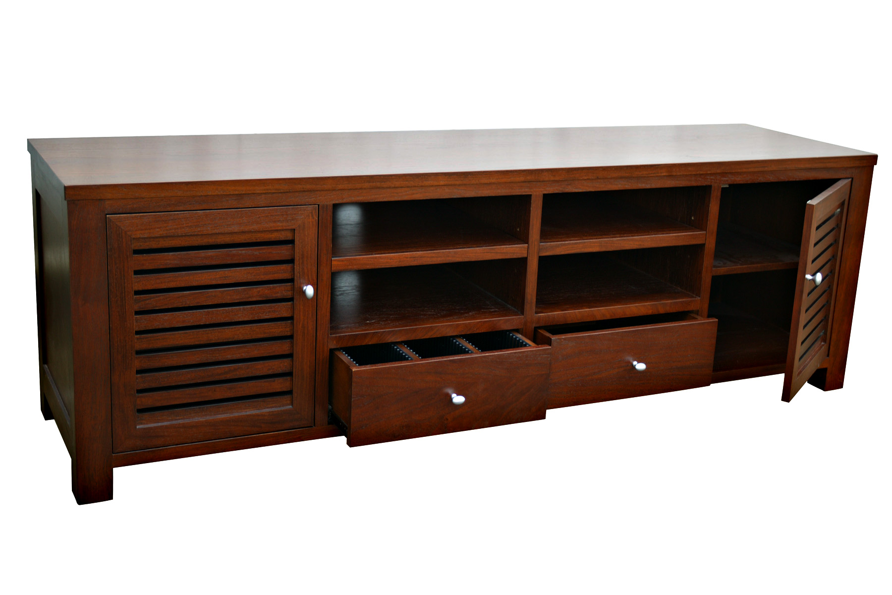DAKOTA TV Unit in Rosewood Sapphire Wood