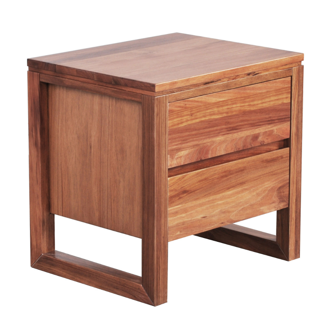 HORNSBY Bedside Table in Tas Blackwood Sapphire Wood